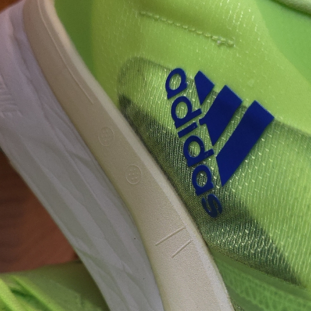 Adidas Lightstrike Neon Green and Blue Athletic Shoes. Size 11 - Picture 2 of 13